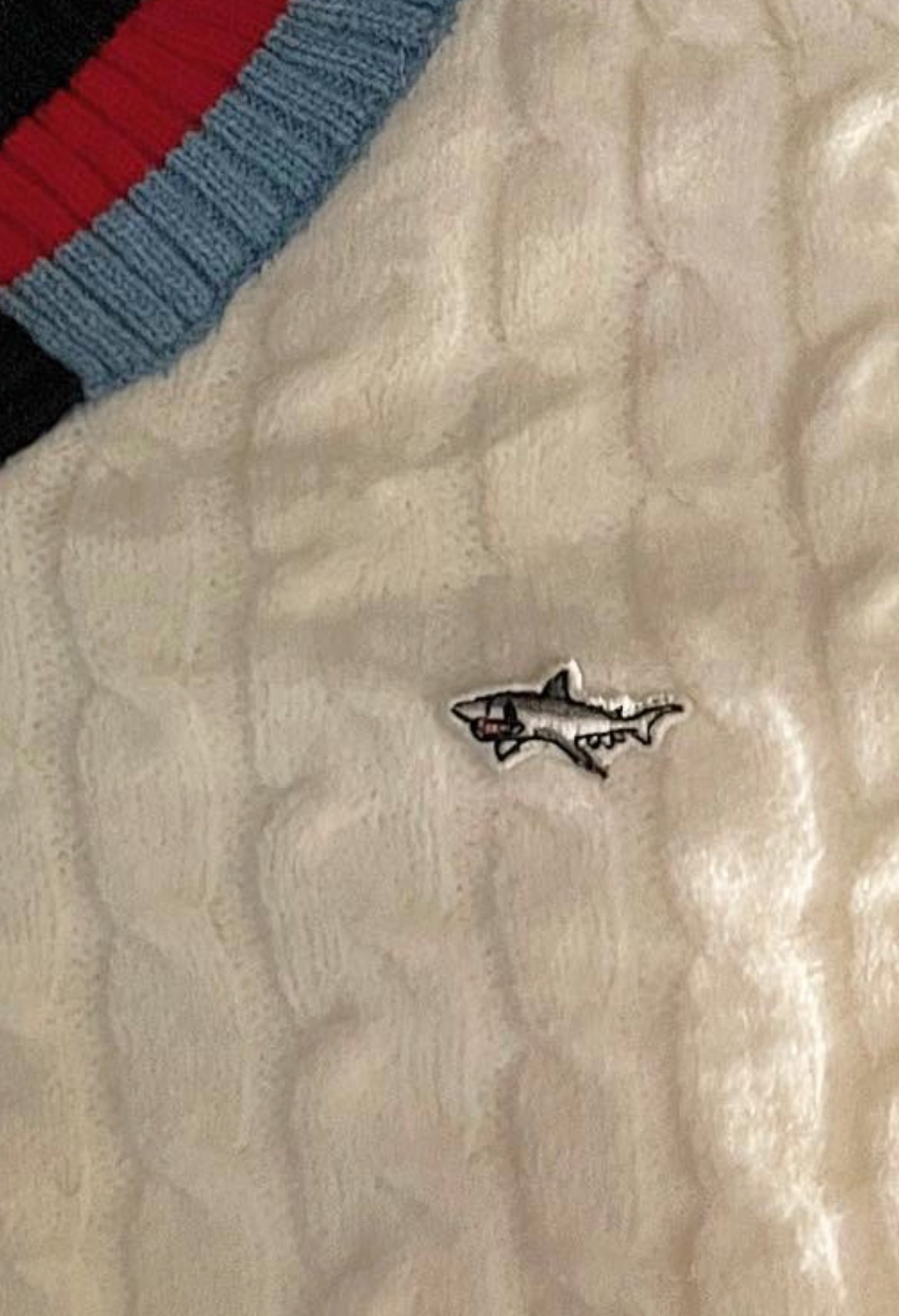 Limited Edition - Women’s Loose V-Neck Knit Shark Sweater