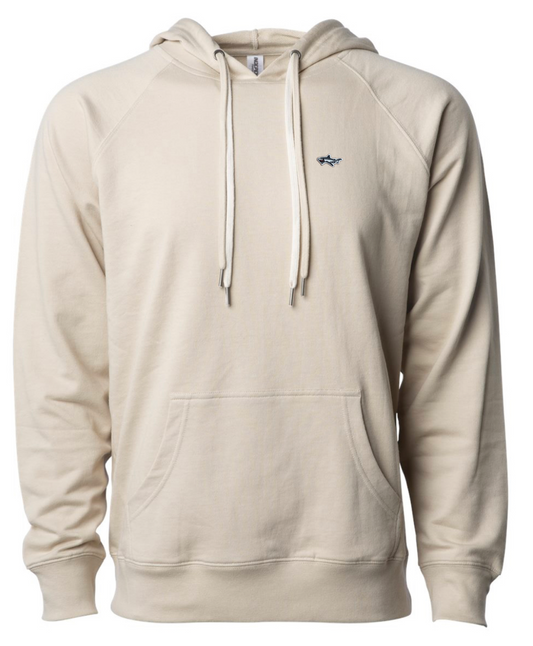Soft Sand Shark Unisex Lightweight Terry Hooded Pullover