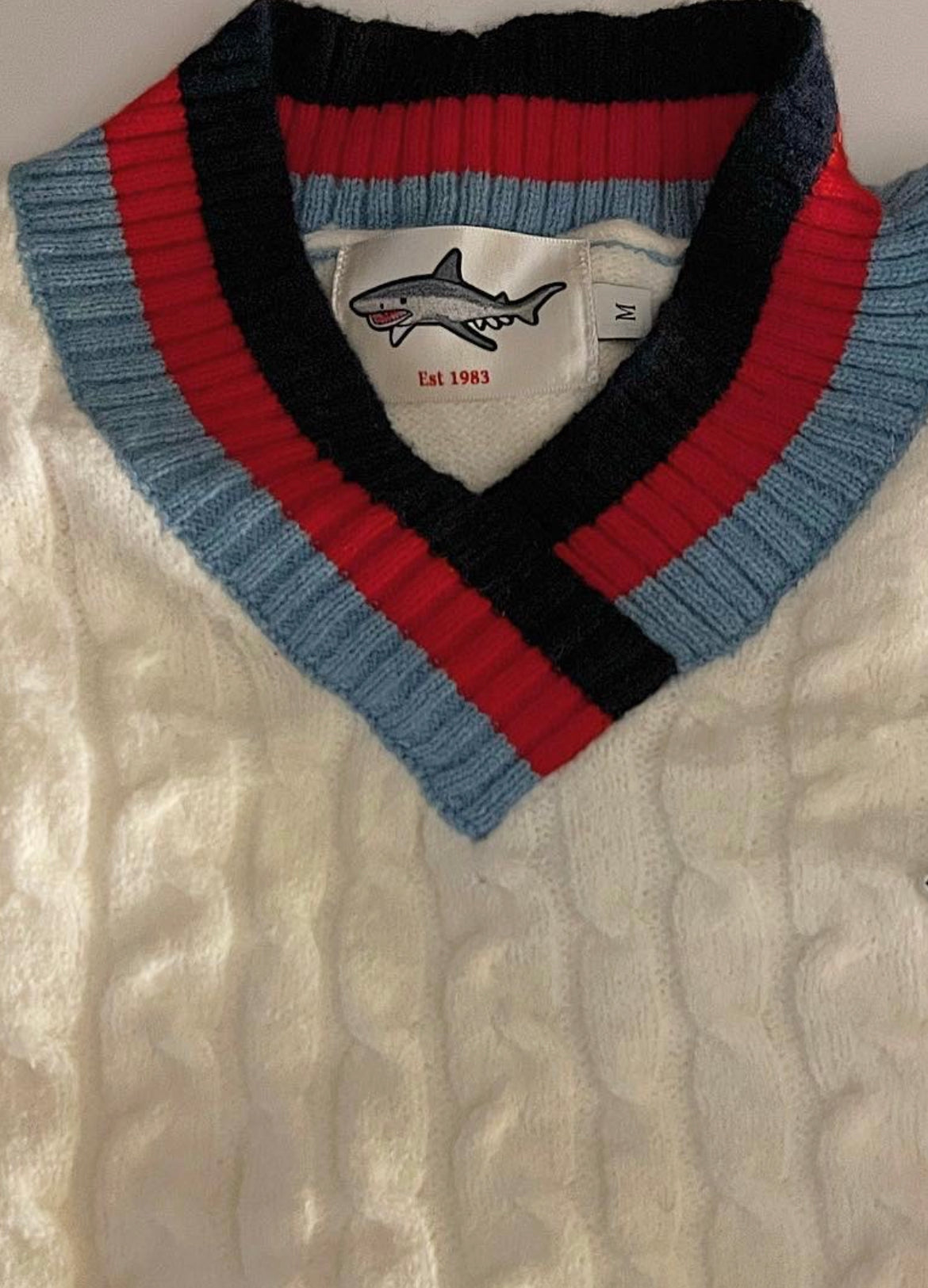 Limited Edition - Women’s Loose V-Neck Knit Shark Sweater