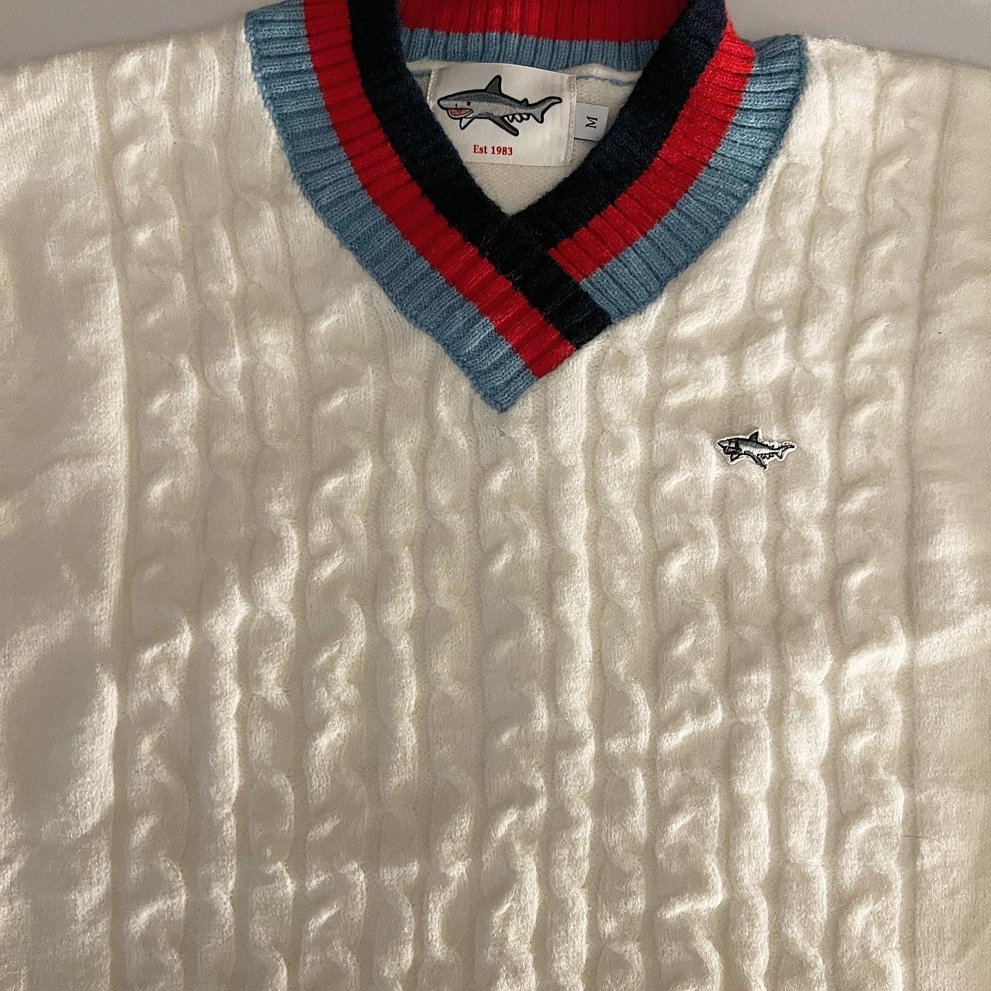 Limited Edition - Women’s Loose V-Neck Knit Shark Sweater